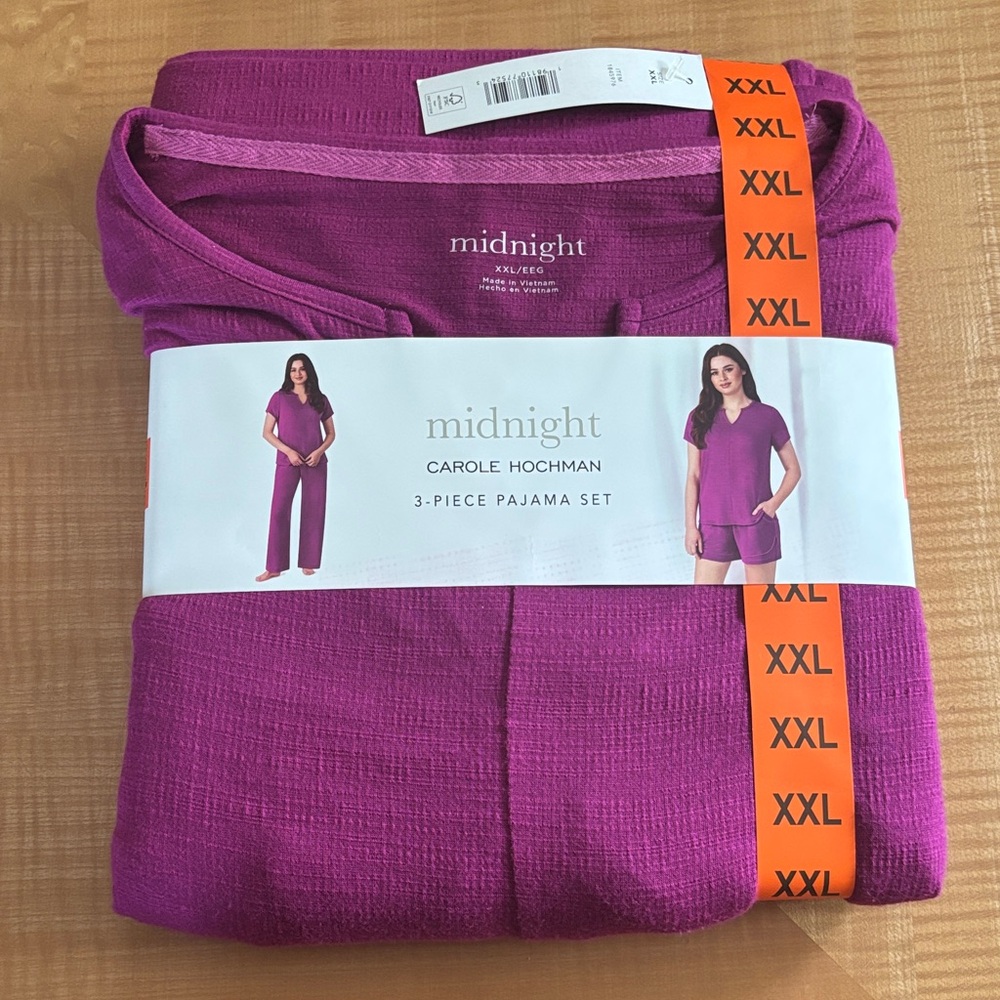 Midnight by Carole Hochman Purple Pajama Set